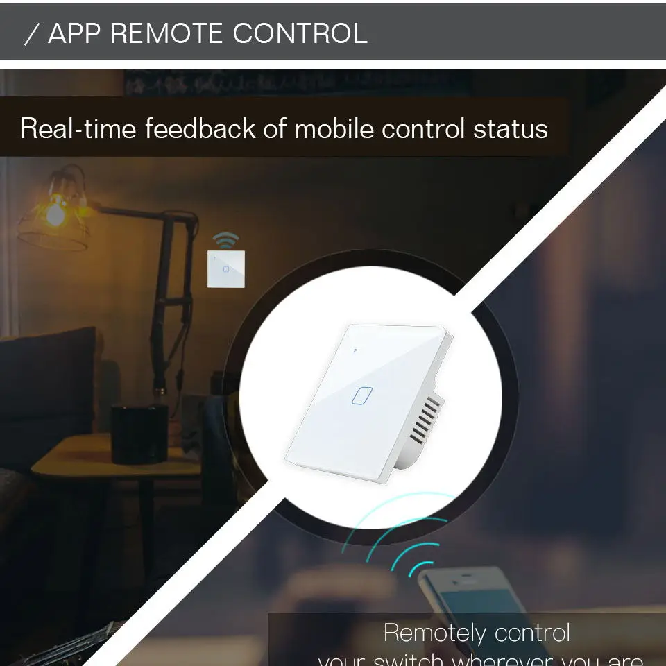 Luz De Parede Inteligente Google Home Controle