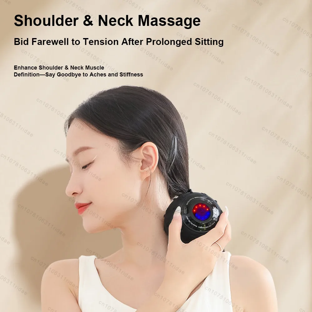 5-Speed Vibrating Massage Ball Yoga Fitness Equipment Muscle Tension Pain Relief Massager Shoulder Neck Back Foot Sole Body Care