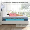 10 Inch, Hybrid Twin Size Mattress in a Box, Twin Bed Mattress with Individual Pocket Springs and Pressure-Relieving Memory Foam 3