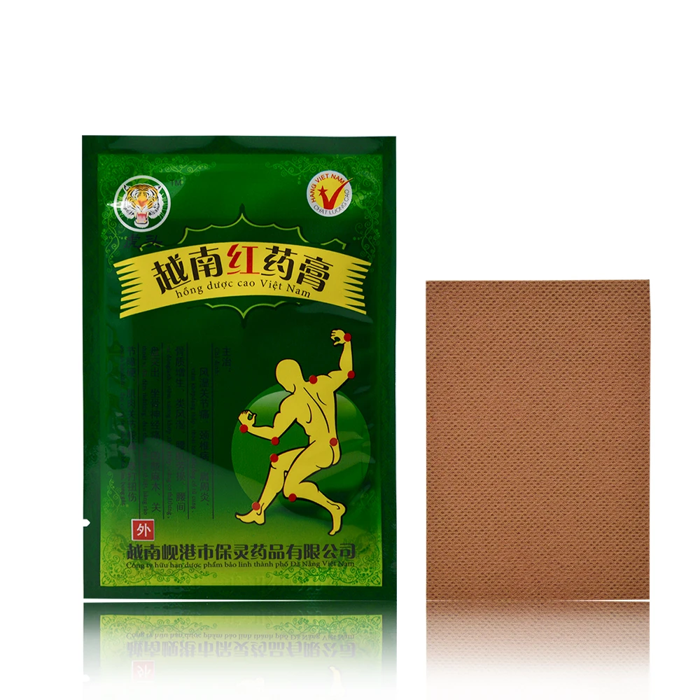 

104pcs/13bags Vietnam Red Tiger Balm Medical Plaster Pain Relief Patch Backache Arthritis Muscular Shoulder Joint Pain Killer