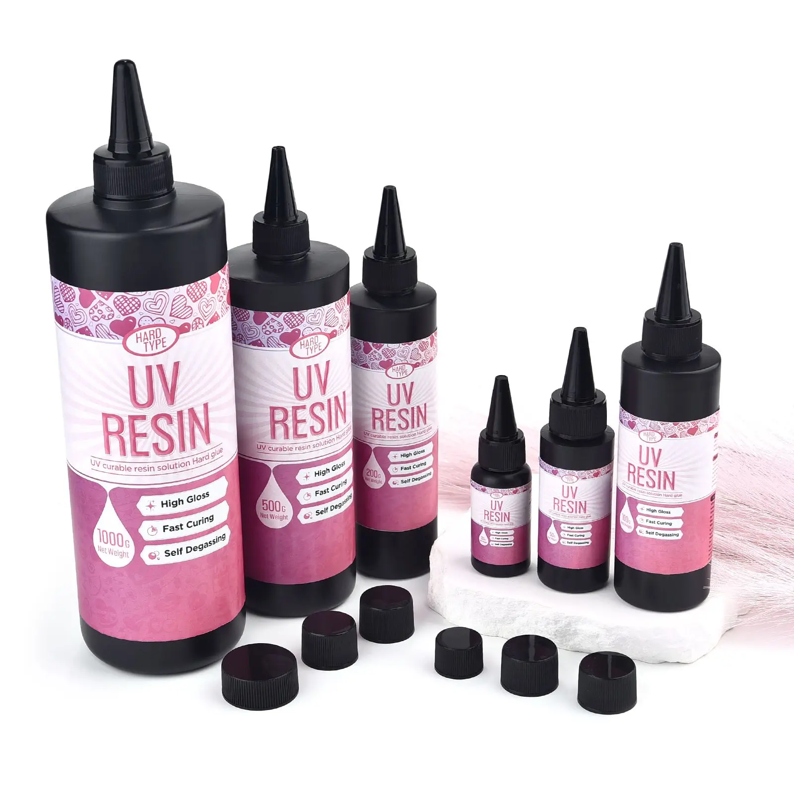 201000g UV Resin Glue QuickDrying Clear Hard Epoxy Resin Glue