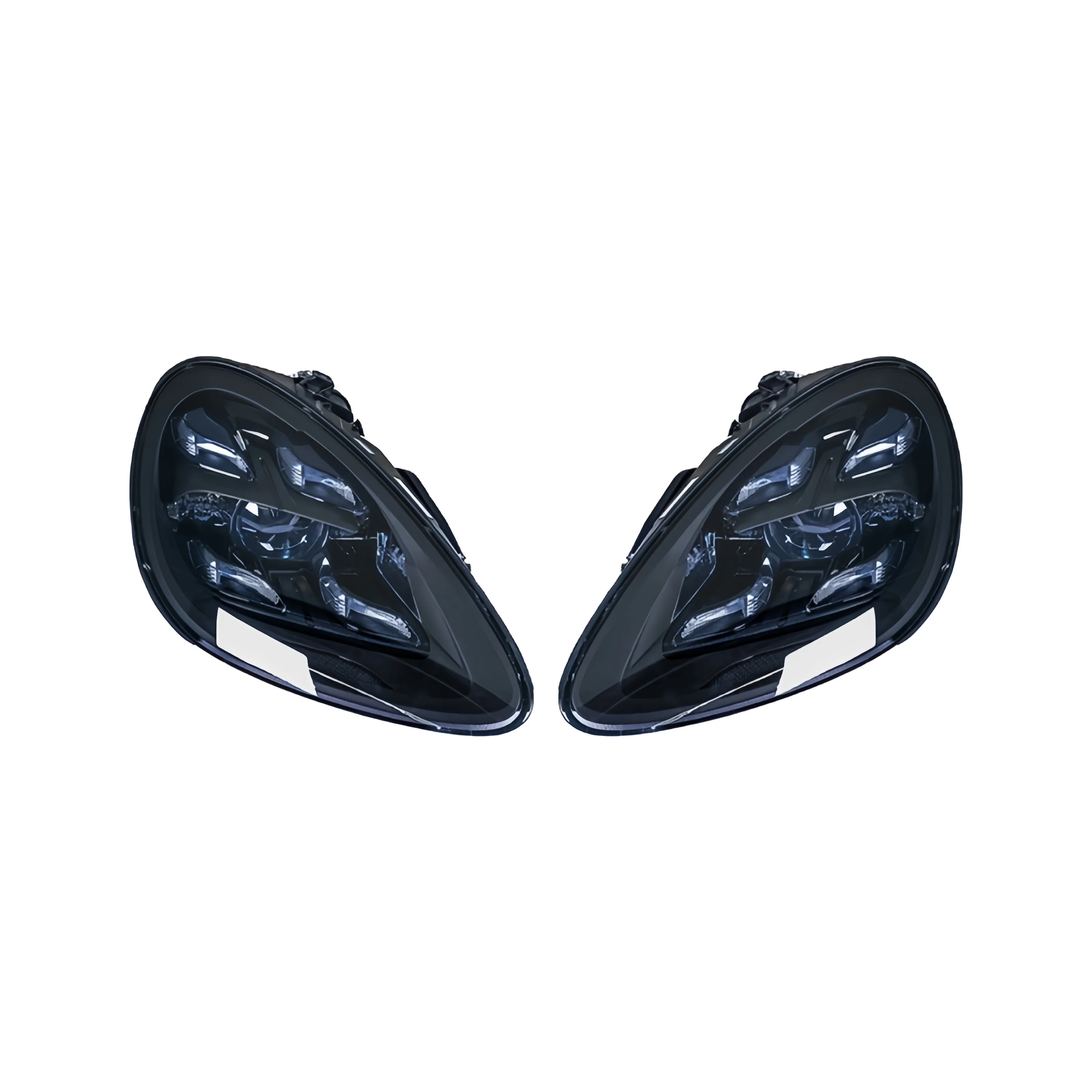 

For 11-18 Porsche Cayenne LED Headlight Assemblies with 21 Matrix Daytime Running Lights Cayenne Modification
