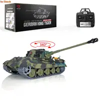HENG LONG 1/16 7.0 2.4G Upgraded German King Tiger RTR RC Tank 3888A Metal Tracks For Boys Gifts TH17523-SMT4 2