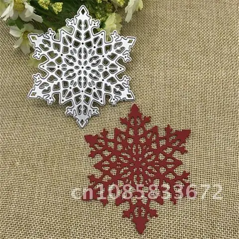 

Steel Metal Snowflake Cutting Dies Stencil DIY Scrapbooking Album Card Paper Embossing Craft Decor