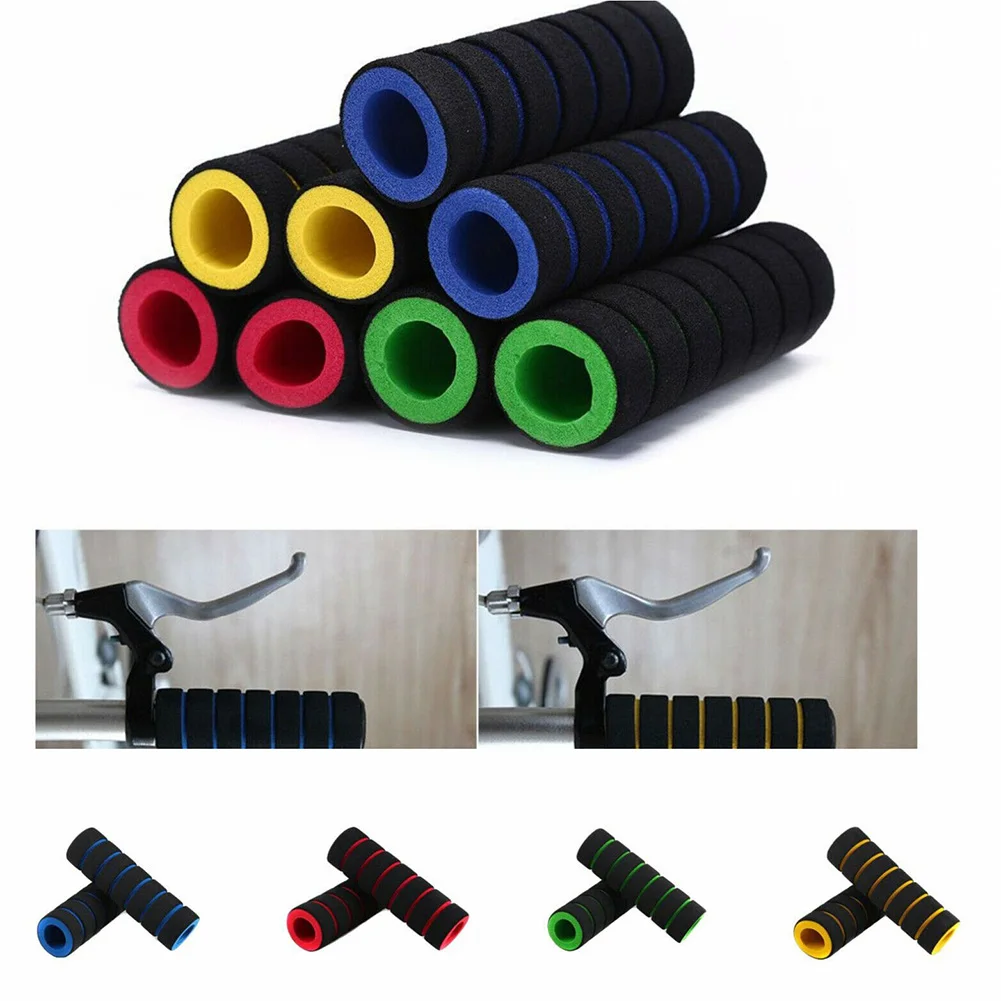 Bicycle Handlebar Grips Sponge Comfortable Shock-absorbing Bike HandBar Cover Motorcycle Bar Case MTB Road Bike Parts bicycle handlebar grips,bicycle handlebar,bicycle accessories