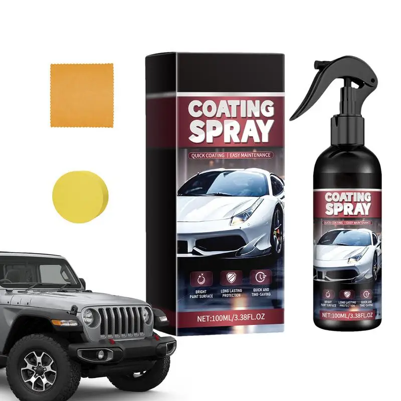 

Nano Coating Agent For Car Nano Cleaning Agent Car Polish Wax Spray Car Coating Fast Wax Polishing Spray For Metal Paints Wheels