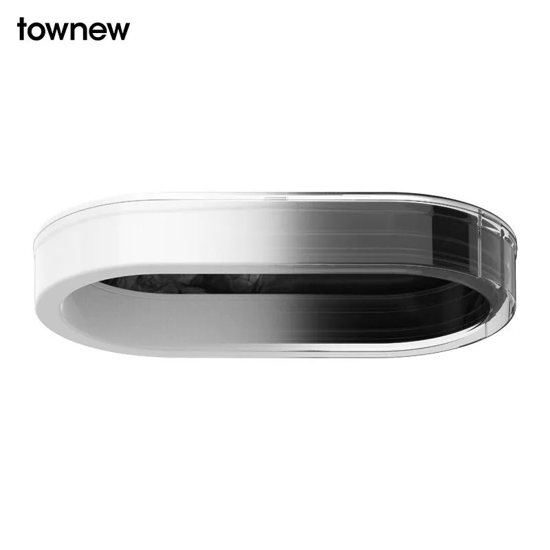 Townew T3 (6 Pcs) Recyclable Refill Ring Replacement Cassettes Garbage bags For Smart Trash Can trash bags,disposable trash bags,garbage bags