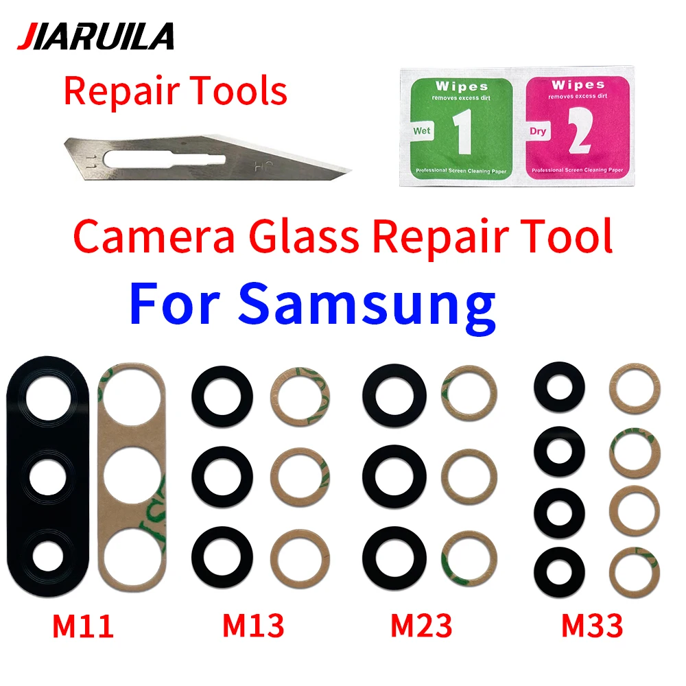 Premium Replacement Rear Camera Glass Lens with Adhesive