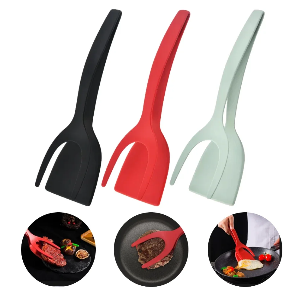 Utensili Da Cucina Pinze Da Cucina Accessori Per Cucine Set Di Utensili Da Cucina Pancake French Toast Flip Pinze 2-In-1 Clip Flipper Bar