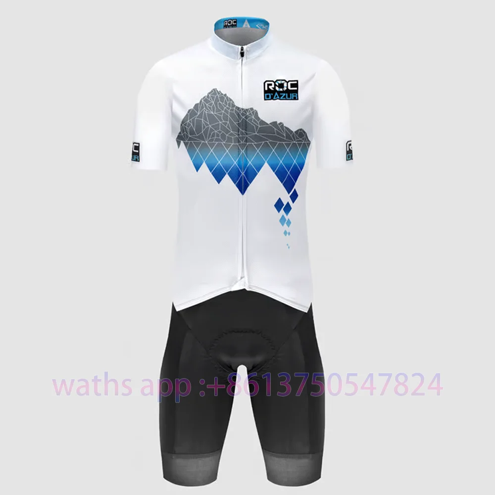 2023 ROC D'AZUR Team Cycling JERSEY MTB Camiseta de manga corta de verano de secado rápido para andar en bicicleta
