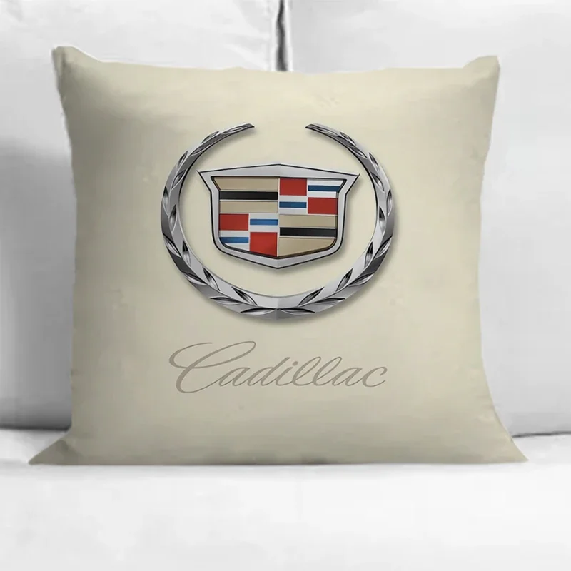 

Pillowcase 45*45 C-Cadillac Sofa Cushions Double-sided Printing Couch Pillows for Bedroom Cushion Cover 50x50 Twin Size Bedding