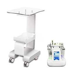Light Luxury Acrylic Salon Trolleys Beauty Salon Tool Trolley Modern Salon Furniture Simple Home Multi-layer Rack with Wheels