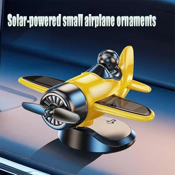 Solar Airplane Car Ornament 1