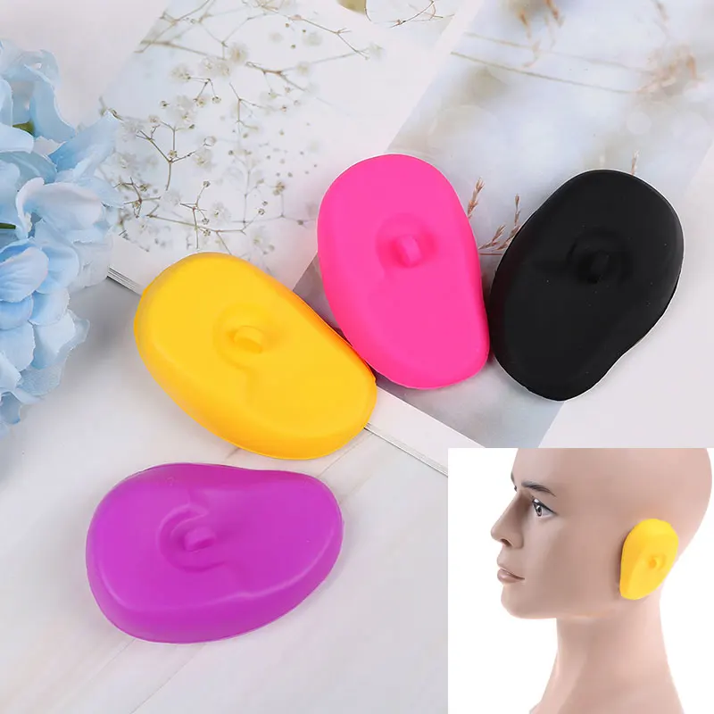 Protège-oreilles professionnels imperméables pour salon de coiffure, cache-oreilles, coloration des cheveux, douche, casquettes, azole, 1 paire