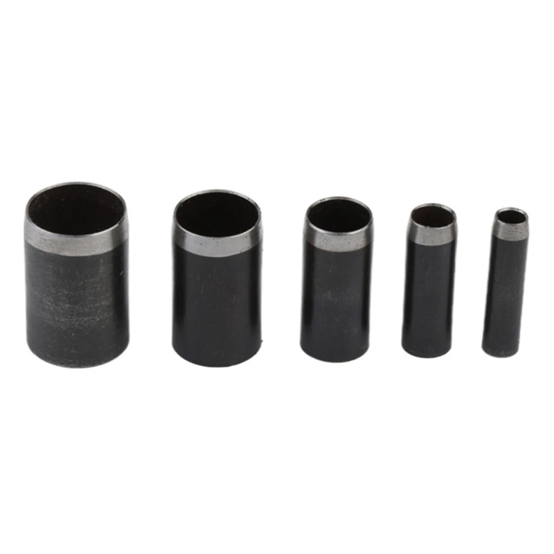 Leather Punch Leather Punching Tool for Leather Belt Watch Band Canvas Eyelet Hollow Punching Cutter Tool with Case