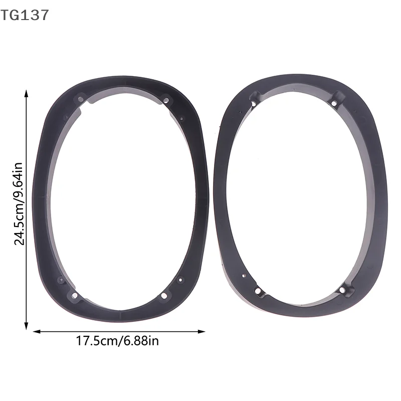 1쌍 혼 브래킷 자동차 스피커 베이스 서브우퍼 장착 브래킷 범용 타입 자동차 동축 스피커 어댑터 6x9 인치