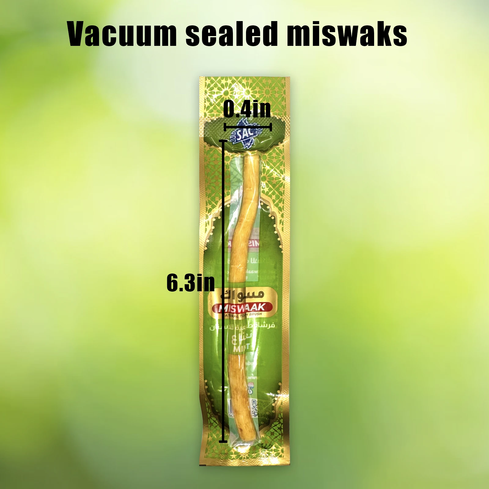 Teeth Stick Branch Toothbrush Ancient Method of Cleaning Teeth Original Authentic Arabic Plants Toothbrush