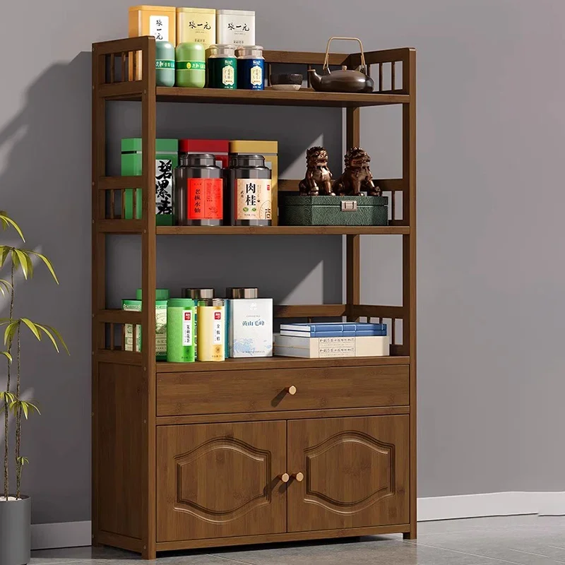 Space Saving Sideboard Credenza et Kitchen Cabinet Storage Locker Entrance Hall Organizer Auxiliary Table Complete Furniture