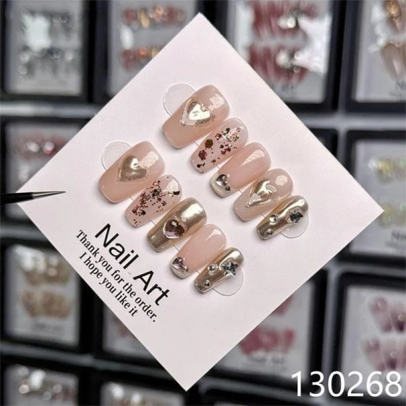

jc13030371 Nailover New high-quality handmade false fake press-on nails