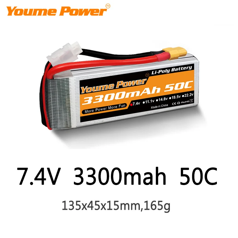 Batterie Lipo 14.8V 3300mAh pour Drone FPV Micro - Livraison Rapide