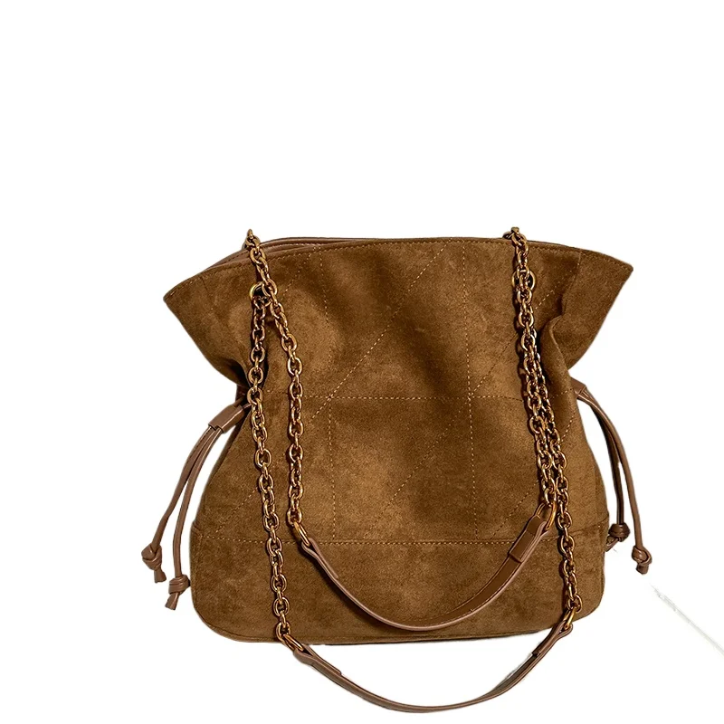 2025 Borse a tracolla versatili retrò di nuova moda Advanced Sense Borsa da donna sotto le ascelle di grande capacità per pendolari Borsa tote casual - immagine 6