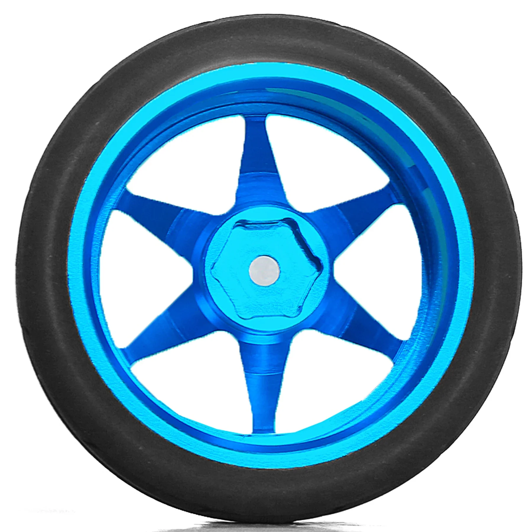 Pneus RC 1/10 4 pièces - Bleu, Titane, Violet, Blanc, Noir - Pneus de voiture télécommandée