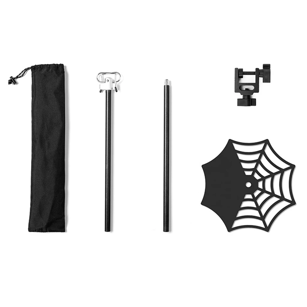 

Aluminum Folding Light Stand Table Clamp & Ground Insert Lamp Pole Light Pole Camping Lamp Pole Camping Supplies