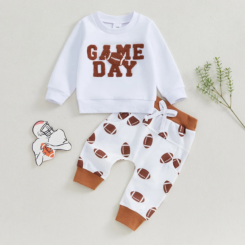 Toddler Boys' Football Sweatshirt & Trousers Set 1