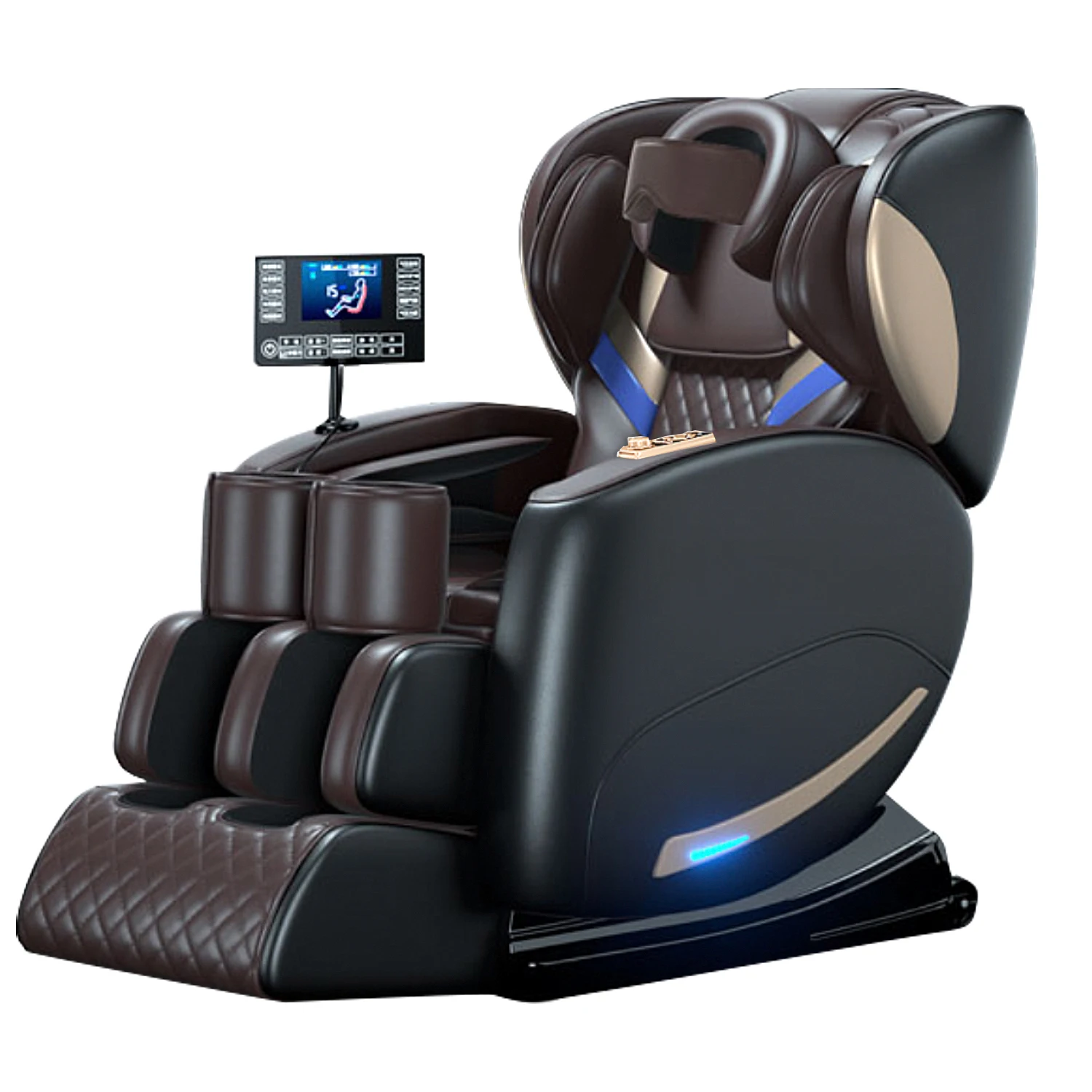 3-year warranty Full Body Massage Chair Zero Gravity 4D Shiatsu Massage Recliner Chair Heating Function luetooth Music Airbags 6