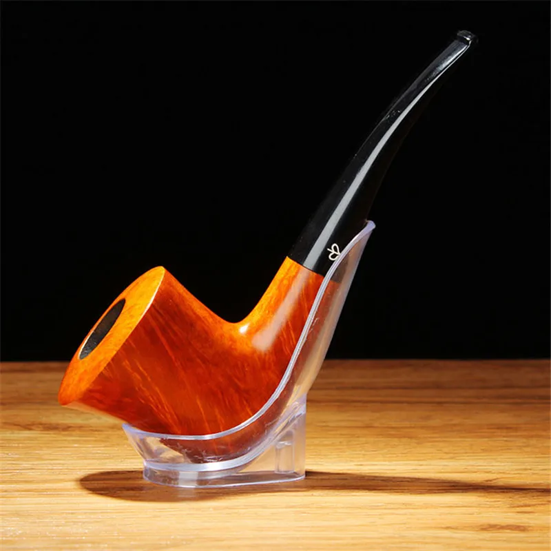 MUXIANG 5PCS tobacco pipe stands L : 48mm W : 40mm H  67mm Spoon-shaped Acrylic transparent pipe holder can hold one pipe 5