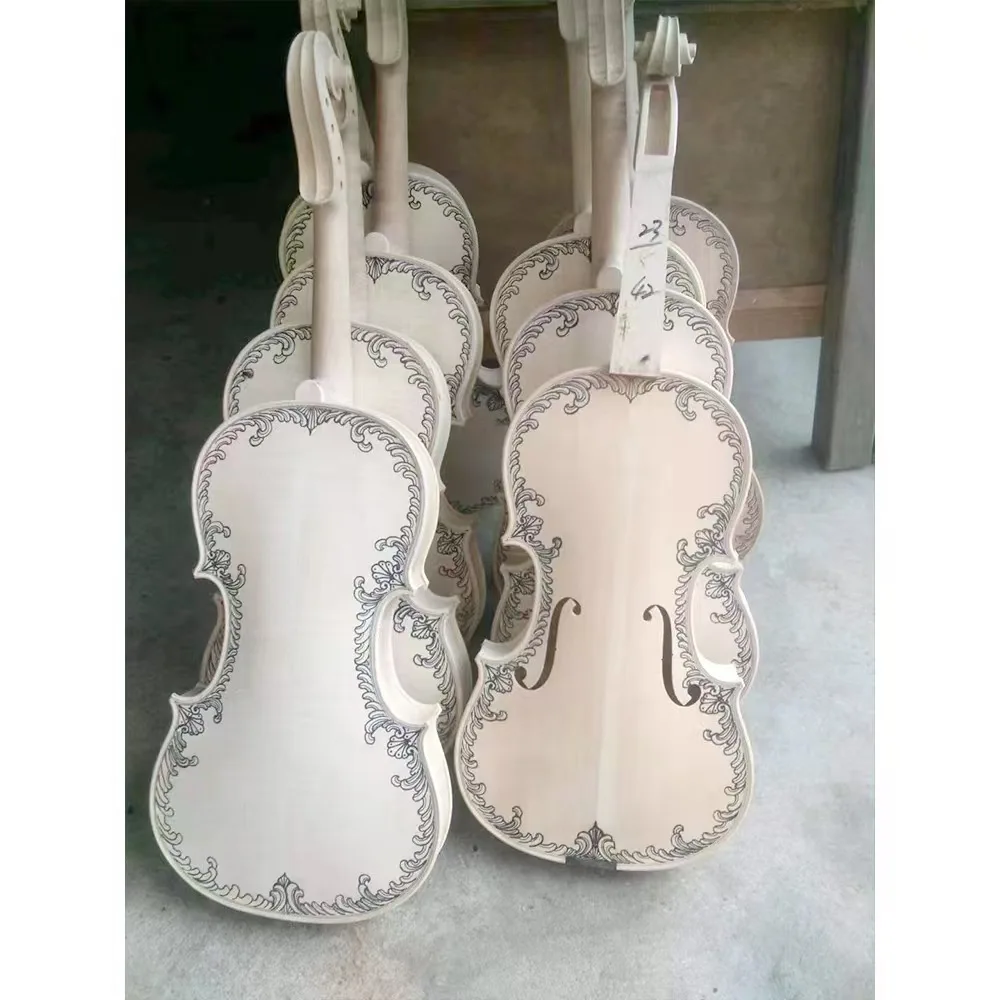 Customizable Finished Carved Violin, Unfinished Carved Violin