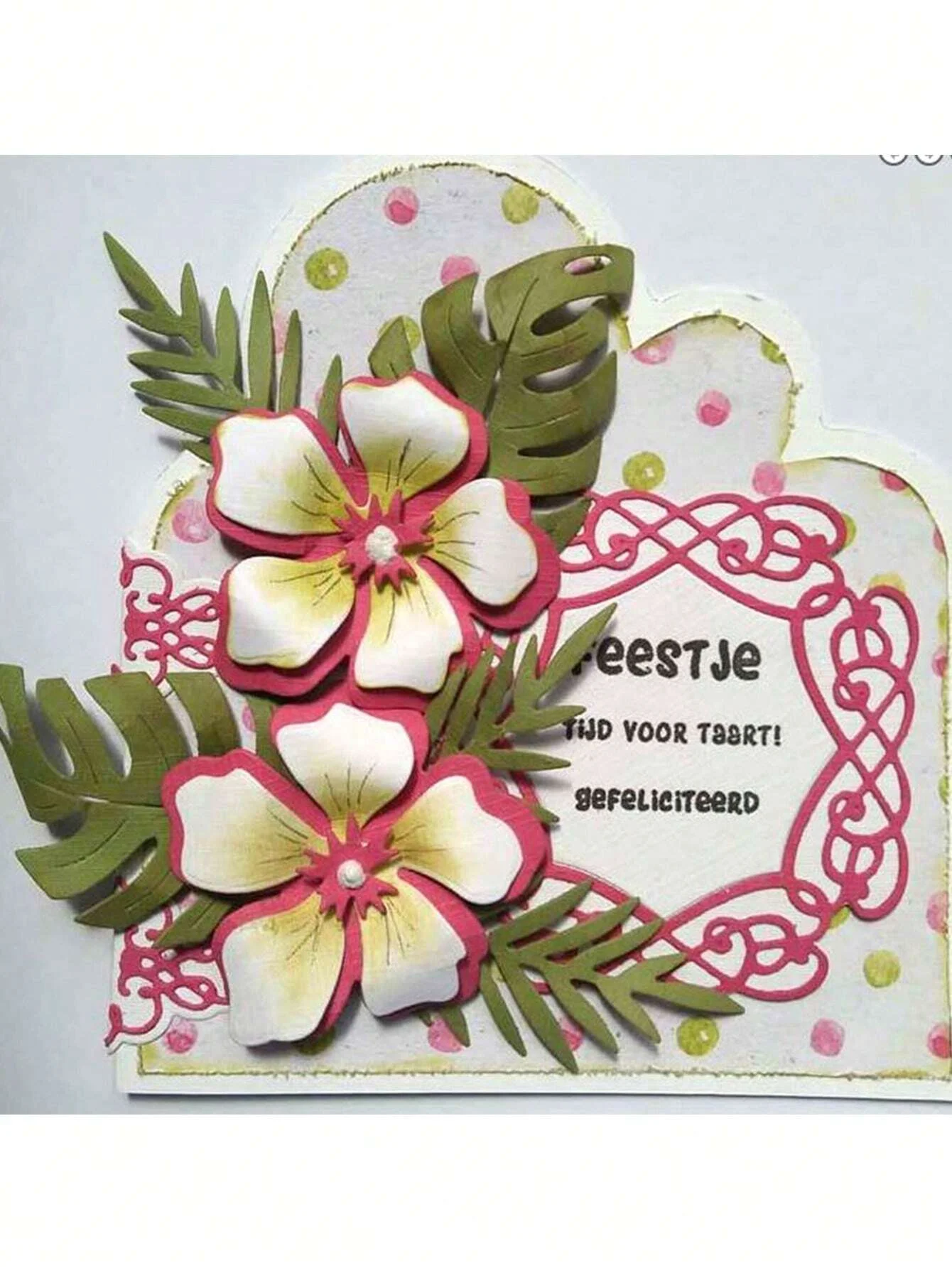 DIY NEW Design Craft Metal Stencil Mold Cutting Dies Flower Leaves Decoration Scrapbook Die Cut Album Paper Card Craft Embossing