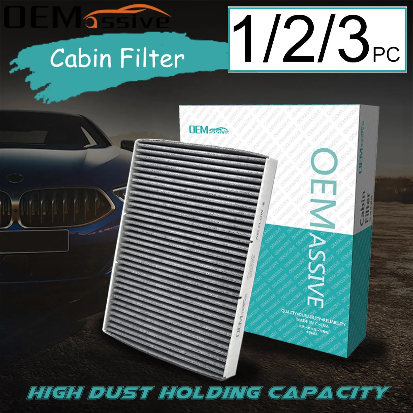 Car Pollen Cabin A/C Air Filter For VW Bora A4 1J Jetta 1999