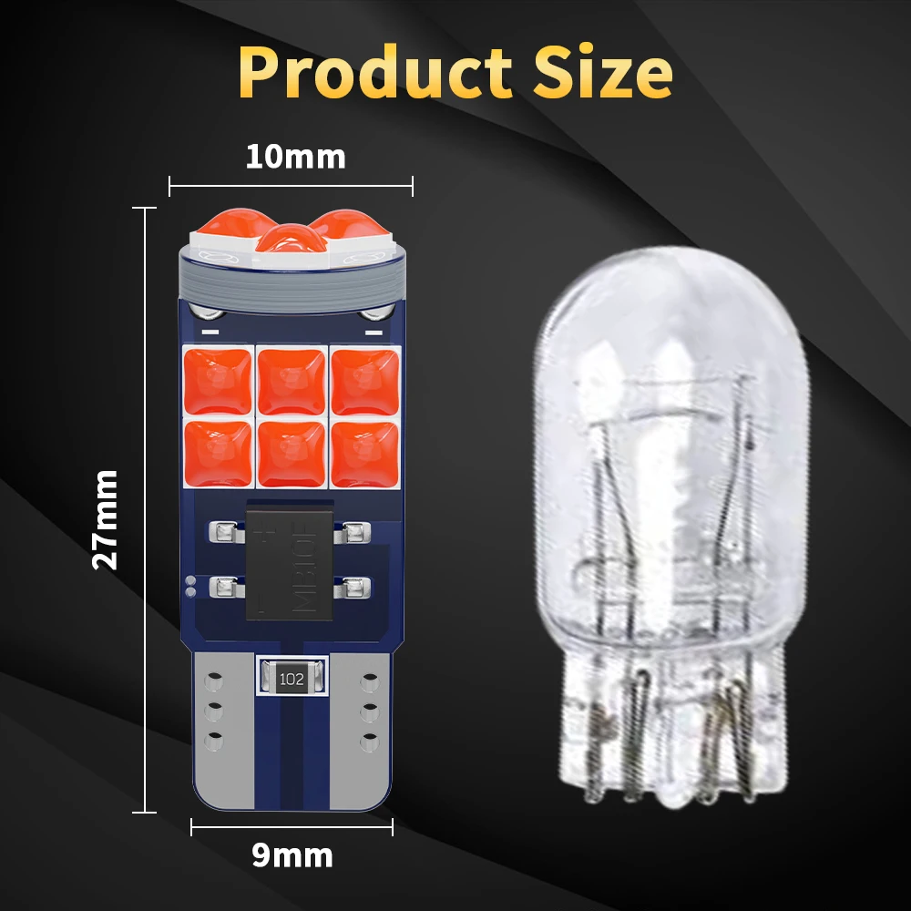 ޻ X2 T10 W5W 3030 15SMD 194 LED ȭƮ 6000K Canbus   ڵ  , ȸ ̵  ׸  