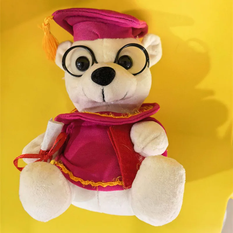 Cute Graduate Bear Plush Toy - Fun Graduation Gift & Home Decor