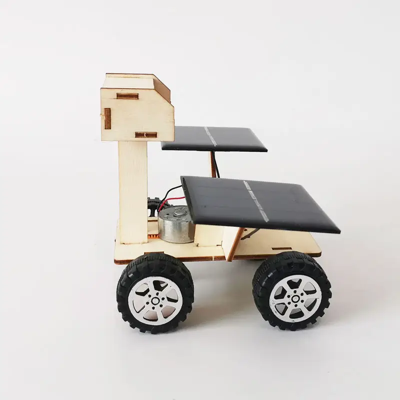 Robot Solar Rover Mars de pequeña producción para estudiantes, juguete de física, materiales hechos a mano, juguetes Stem, Ciencia y Tecnología, bricolaje