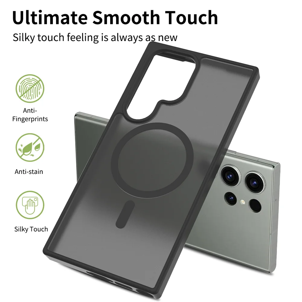 Luxury Dual-Material Protective Phone Case - Sleek Back Cover Design