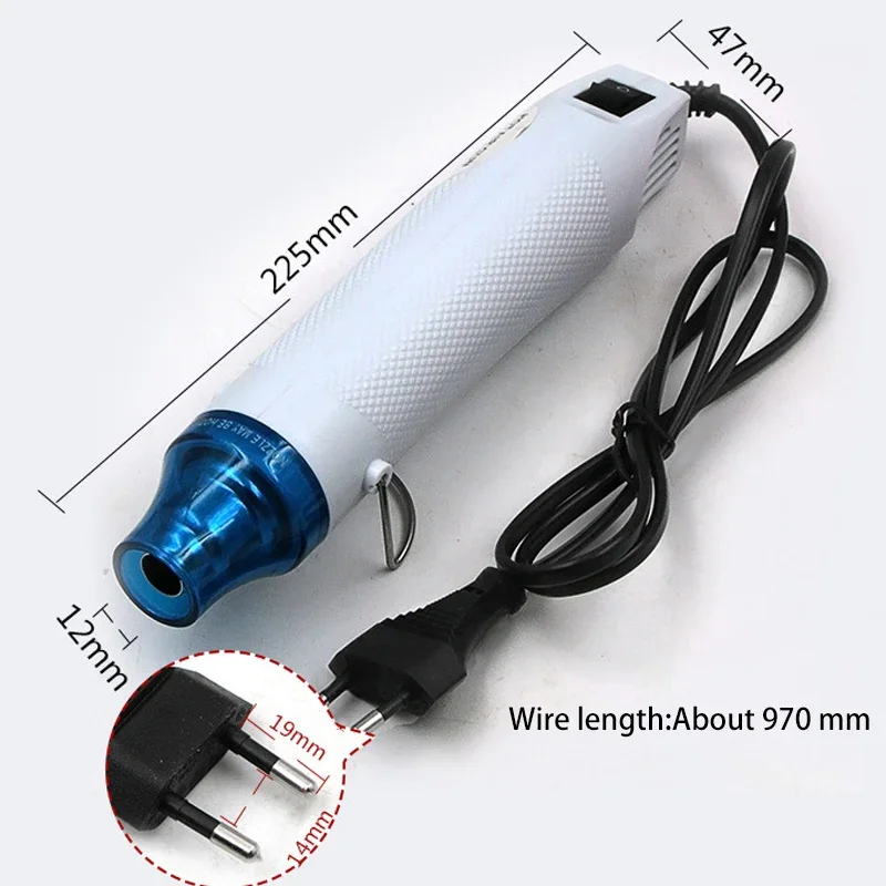 Hot Air Gun 220V Soldering Temperature Blower DIY Crafts Electric For Shrink Tubing Car Wrap