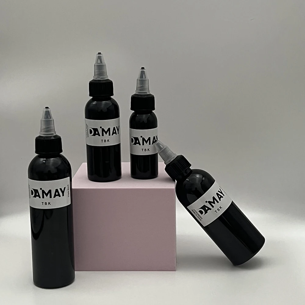 30/60/90/120ml Black Tattoo Ink Professional DIY Tattoo Pigment Practice Ink Body Art Paint Color Pigment tattoo ink tattoo ink pigment