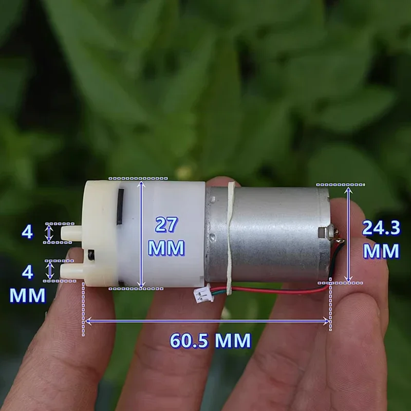 JQB2438 DC 3V 3.7V 마이크로 미니 370 다이어프램 공기 펌프 진공 펌프 음압 흡입 펌프 DIY 인플레이터 유방 기계