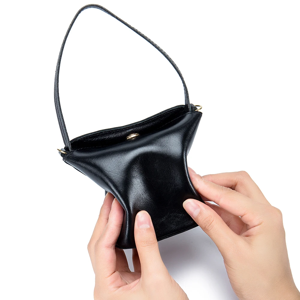 Small purse, female handbag, small bucket, small bag, vegetable bag, headset bag, portable mini coin bag