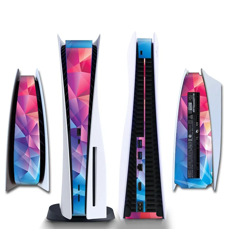 Middle Stickers Skin For PS5 Disc/Digital Edition Console Protective Shell Replacement Decoration Strip For PS5 Accessories 