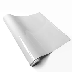 Glossy Black Vinyl Car Wrap - Shiny Self - Adhesive Foil - 50x150cm (Glossy White)
