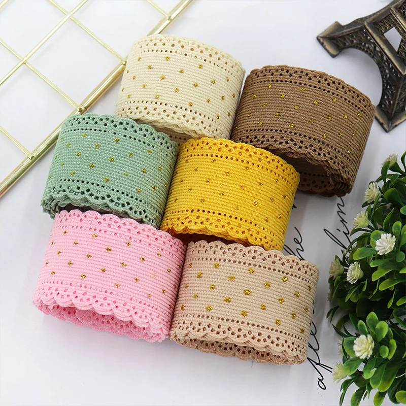 Nastri di velluto a coste di pizzo da 5 metri, artigianato per cucire, fiocchi per capelli, accessori per confezioni regalo, decorazioni per nastri natalizi - immagine 3