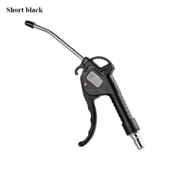 High Pressure Pneumatic Dust Removal Tool with Extended Nozzles (Short Black)