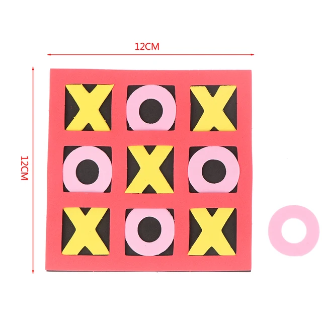 1PC Parent-Child Leisure Board Game Jiugongge XO Chessboard Funny Developing Intelligent Educational Tic Tac Toe Toy Kids Gift 6