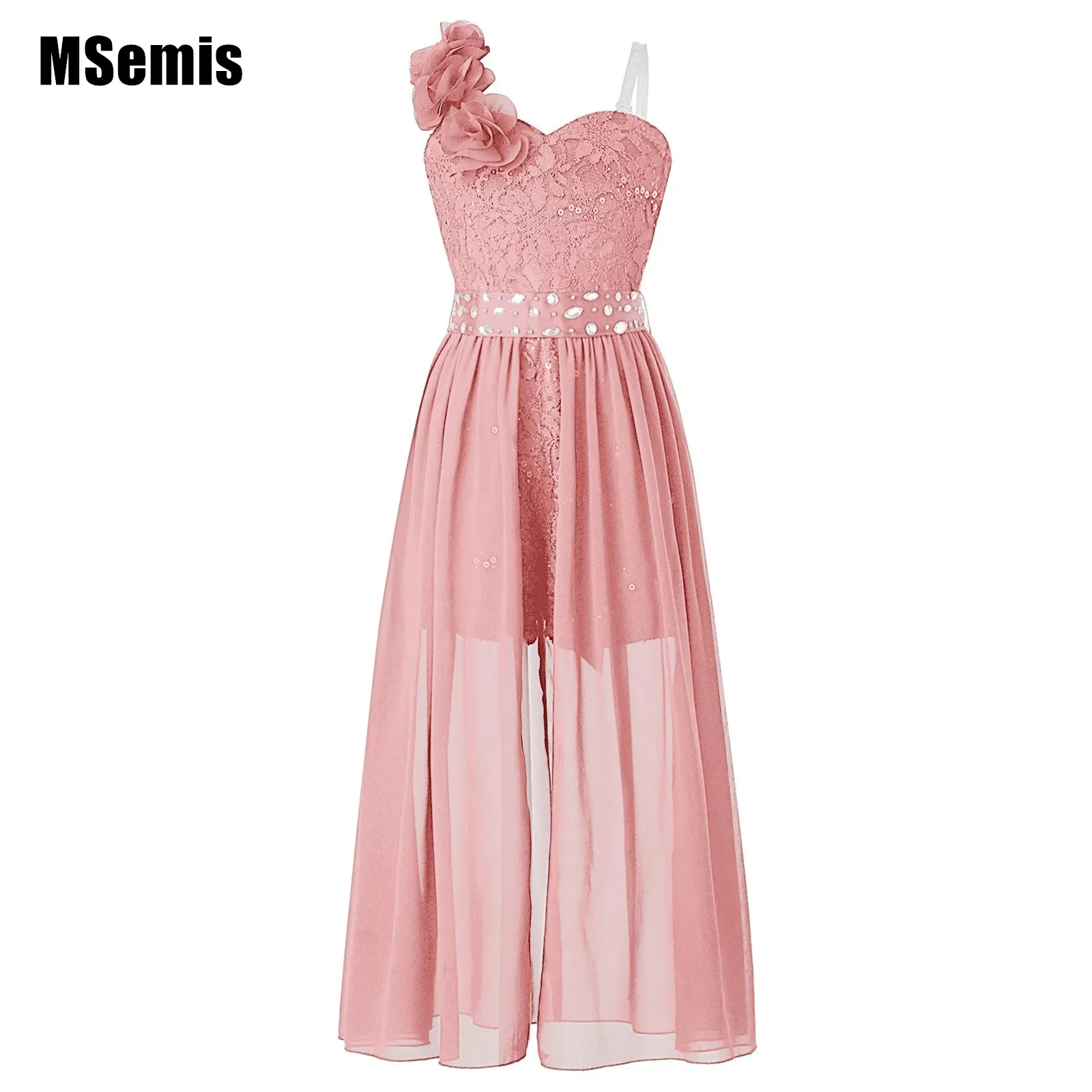 Детское блестящее платье с аппликацией