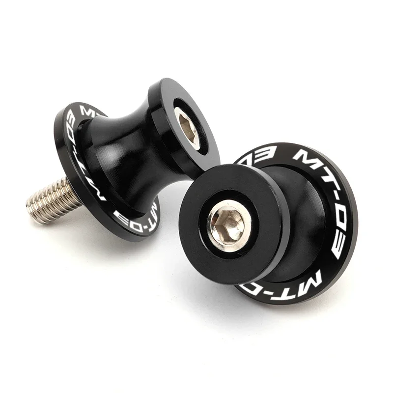 MT03 motorcycle accessories 6MM Swingarm Spools Stand Screws Slider For YAMAHA MT03 MT-03 MT 03 2005 -