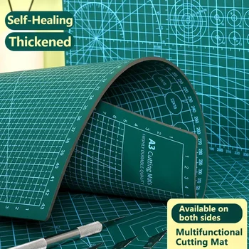 1pc Large Cutting Mat Self Healing Double Side A3 A4 Cutting Pad for Crafting Silhouette Green Sewing Cutting Mat 1
