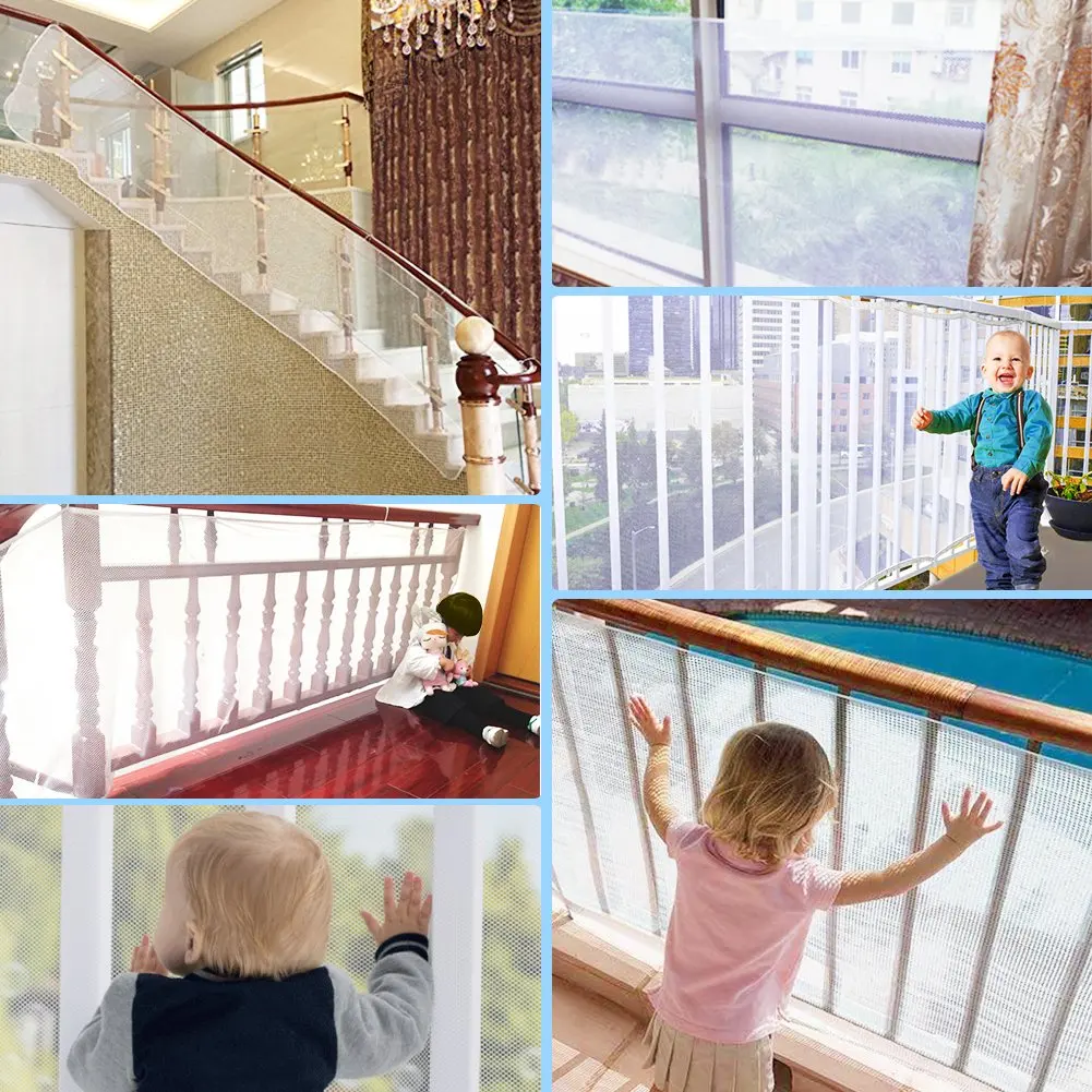 Child Protective Guard Fence Fine Mesh Easy Installation Child Safety Netting Suitable For Infants SDI99